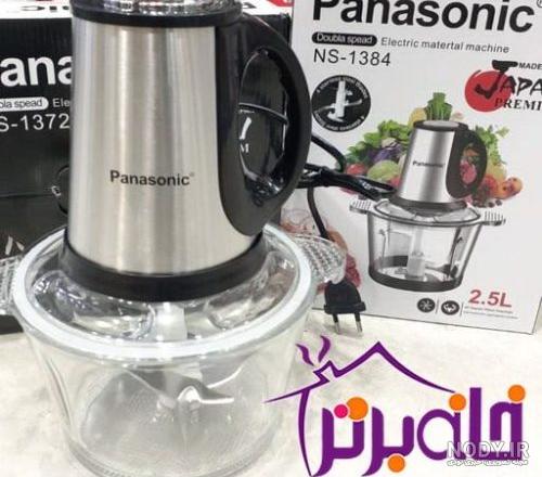 خرید و قیمت خردکن (غذاساز ) پاناسونیک اصل حک شده 3ونیم لیتری به همراه تیغه  های طلایی تیتانیومی 6 پره و 4 پره ( ارسال رایگان ) | ترب