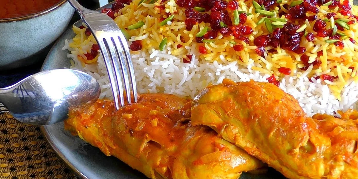 زرشک پلو با مرغ #ران زرشک پلو با مرغ #ران
