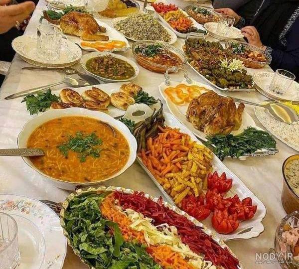 زیباترین تزیین غذا و سالاد برای مهمانی خانواده شوهر برای تازه عروس ها