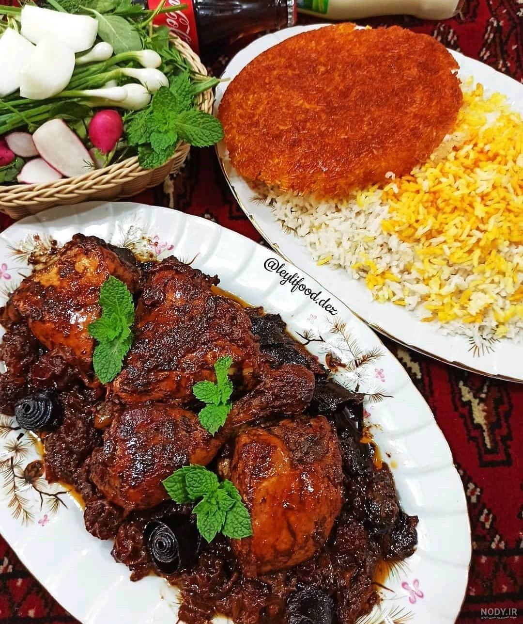 طرز تهیه مرغ ترش - غذاهای مازندرانی - بابلی : Baboli