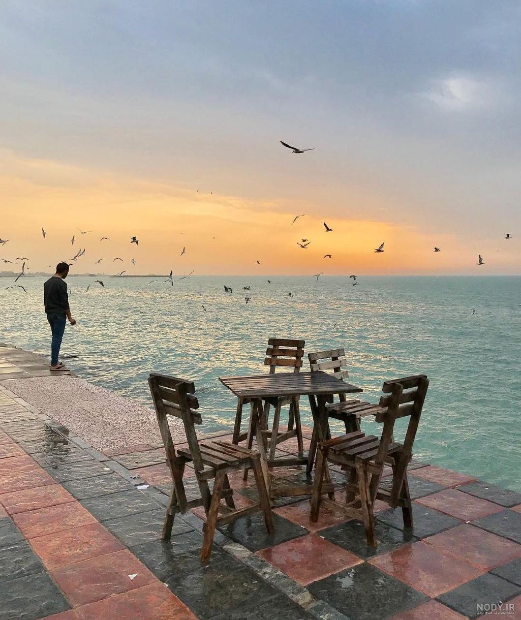 عکس از دریا صبح عکس از دریا صبح