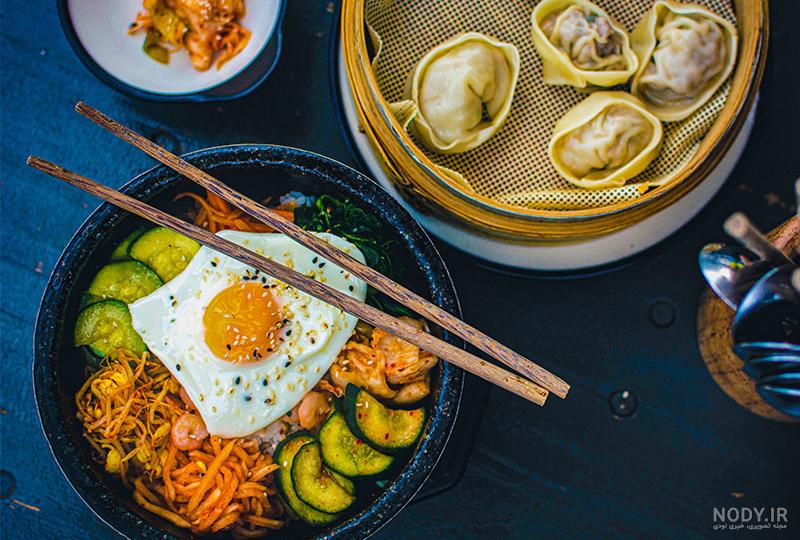 عکس از غذاهای کره ای