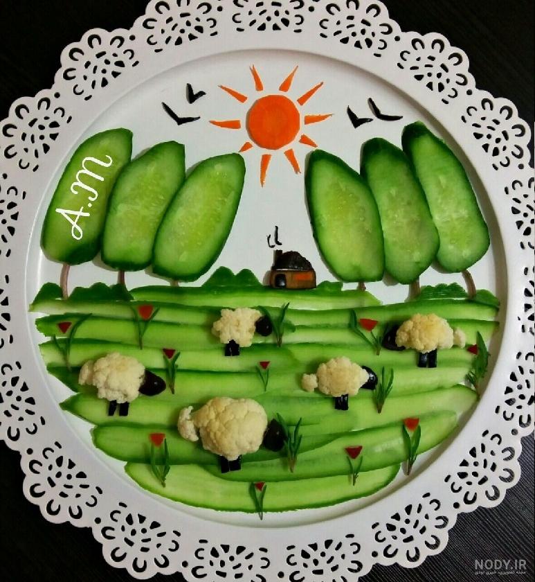 عکس از نقاشی غذا