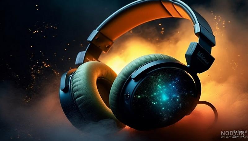 عکس با کیفیت تبلیغات در حال گوش دادن موسیقی با هدفون و هاله ی نور های رنگارنگ - لایه باز طرح آماده psd - eps عکس با کیفیت تبلیغات در حال گوش دادن موسیقی با هدفون و هاله ی نور های رنگارنگ - لایه باز طرح آماده psd - eps