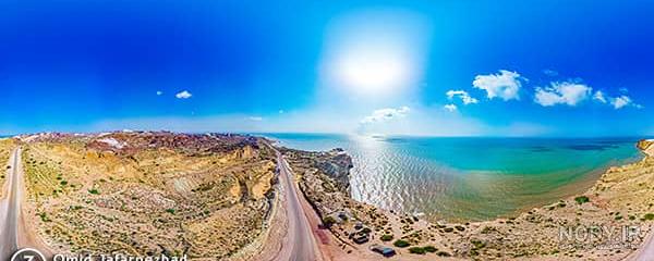 عکس دریای قشم در شب
