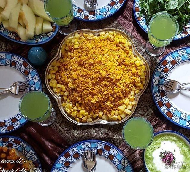 عکس سفره غذا شیک - عکس نودی عکس سفره غذا شیک - عکس نودی