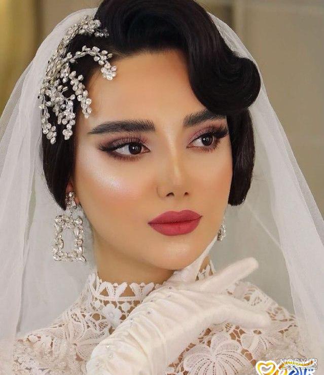 عکس صورت عروس ارایش کرده عکس صورت عروس ارایش کرده