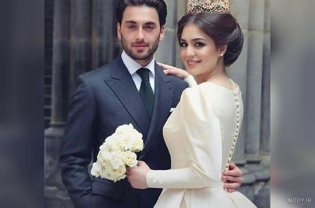 عکس عروس و داماد با ژست های مختلف و زیبا عکس عروس و داماد با ژست های مختلف و زیبا