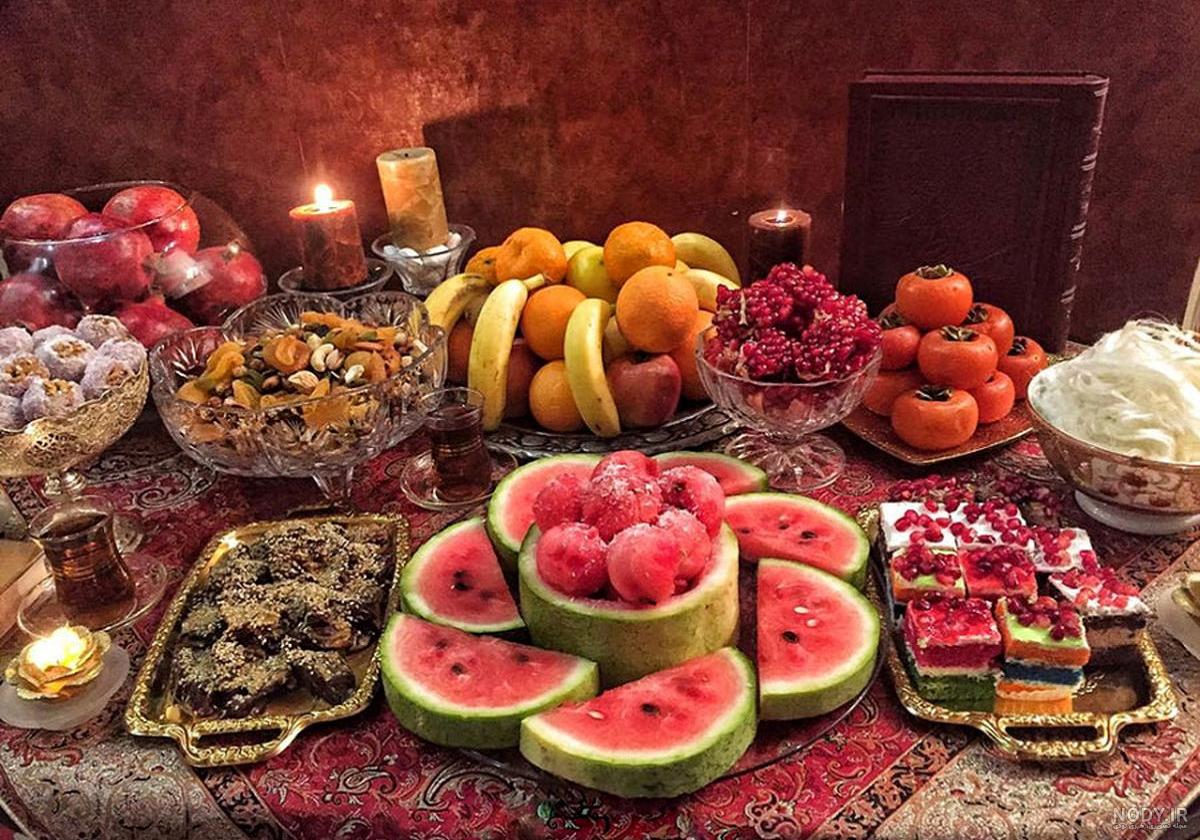 عکس غذاهای شب یلدا