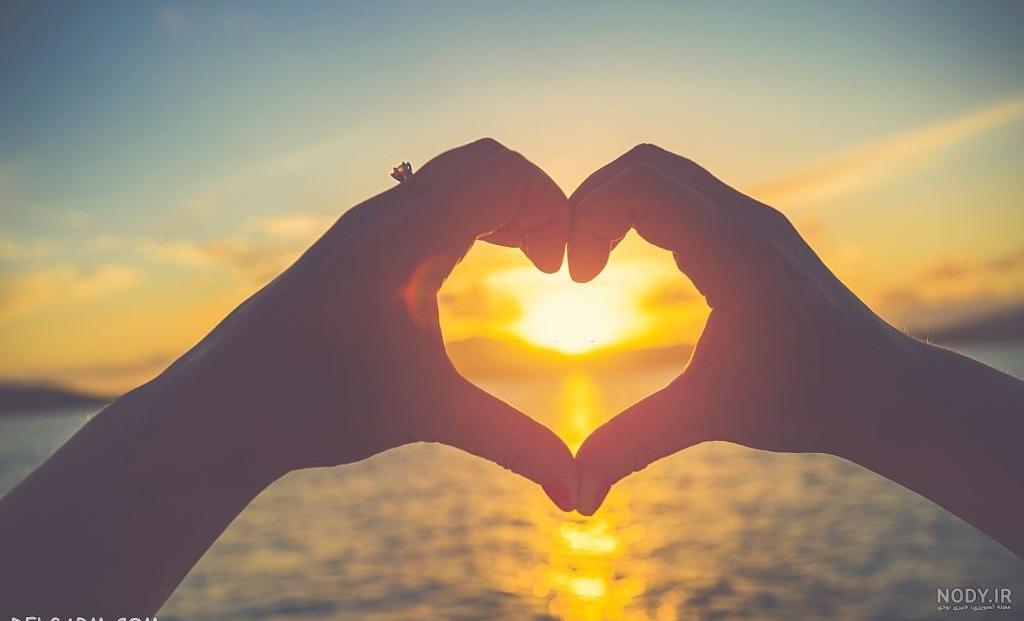 عکس غروب دریا پروفایل