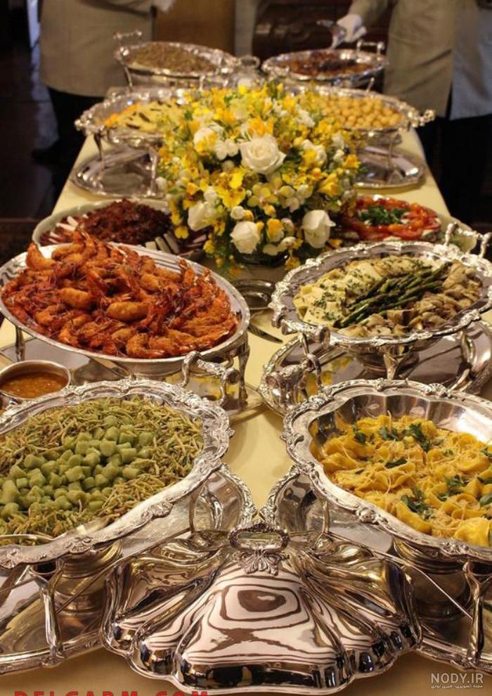 عکس چیدمان و تزیین سفره شام مهمانی + سفره شام ساده عکس چیدمان و تزیین سفره شام مهمانی + سفره شام ساده