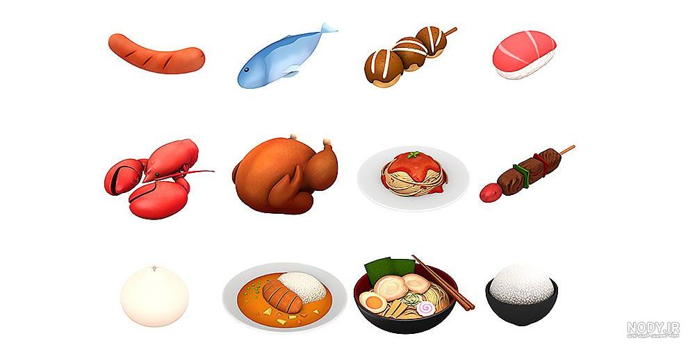 فایل دوربری شده و کارتونی غذاهای چینی (سوشی) با فرمت png