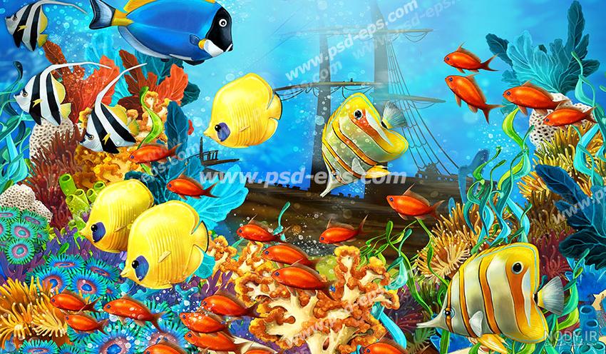 والپیپر زیبا از ماهی قرمز داخل آب و حبابهای زیبا والپیپر زیبا از ماهی قرمز داخل آب و حبابهای زیبا