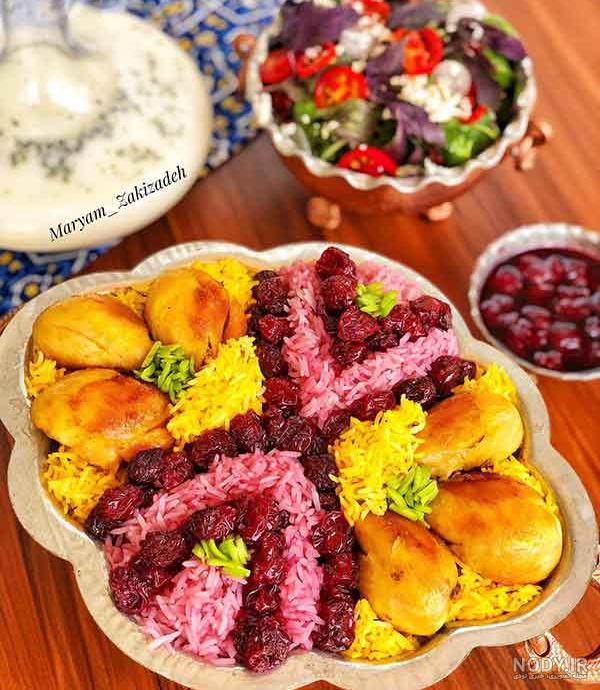 چیدمان میز غذاخوری عروس
