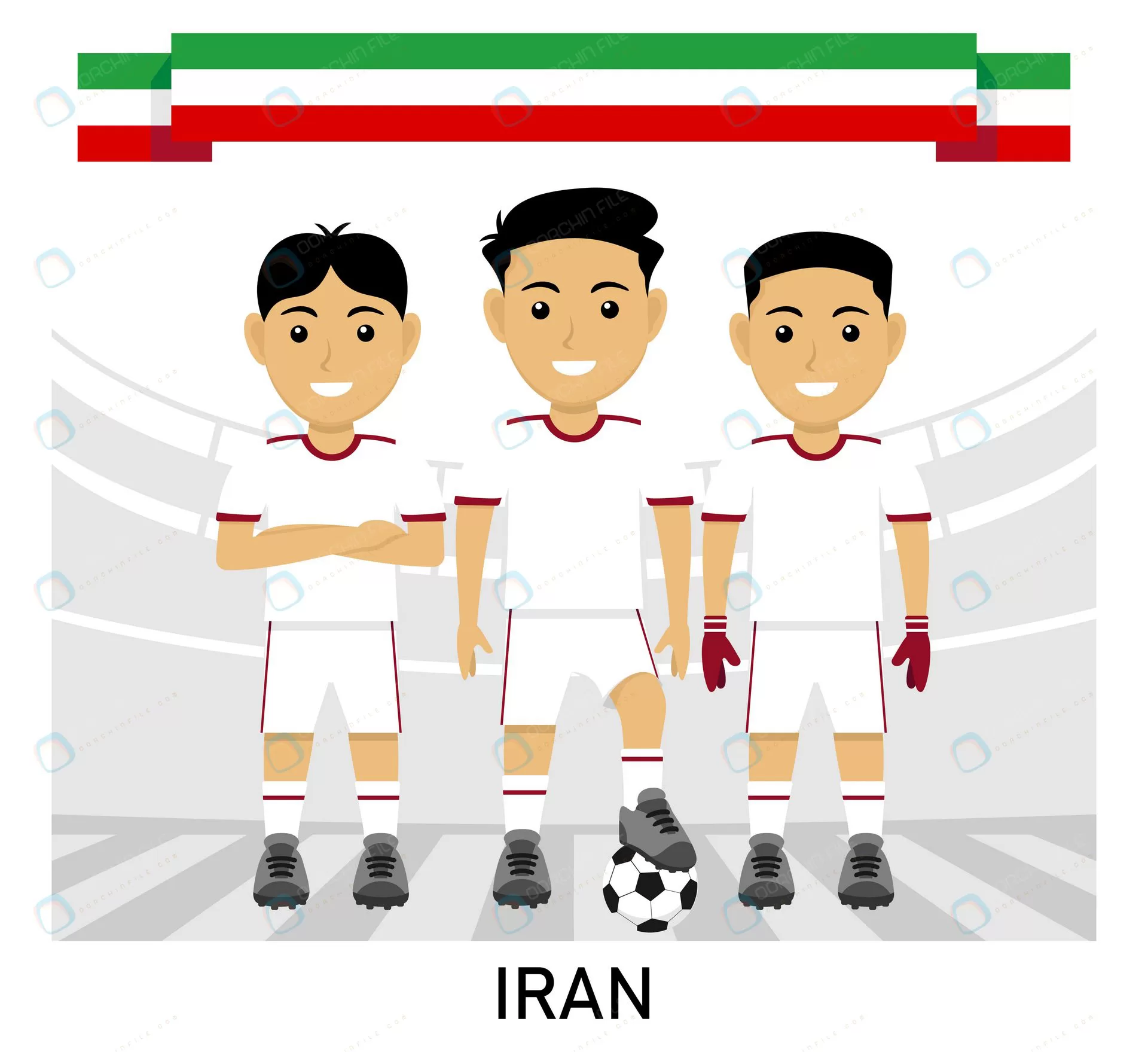 عکس بازیکن فوتبال کارتونی عکس بازیکن فوتبال کارتونی