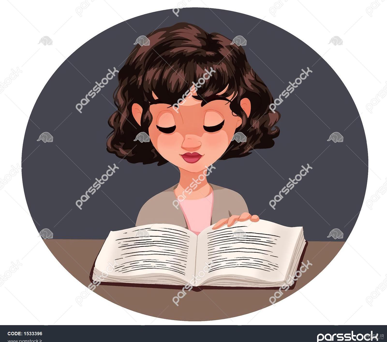 عکس پروفایل خاص و جدید از دختر در کتابخانه با کیفیت HD
