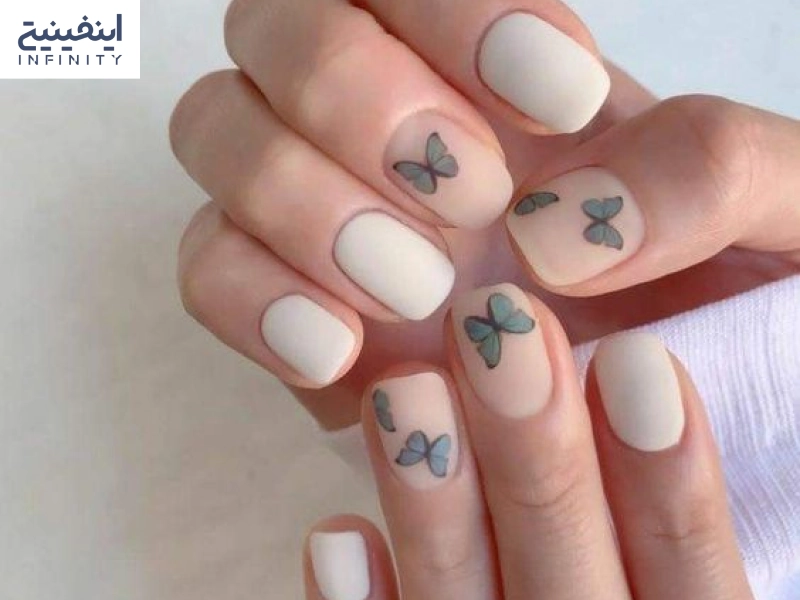 100 طرح ناخن شیک و ساده خاص برای خانم‌های باکلاس - گل گیس