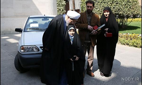 ست قرآن و حافظ وزیری چرم جعبه دار نفیس به همراه گلدان خاتم
