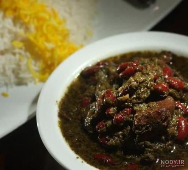 عکس تزیین خورشت قورمه سبزی عکس تزیین خورشت قورمه سبزی