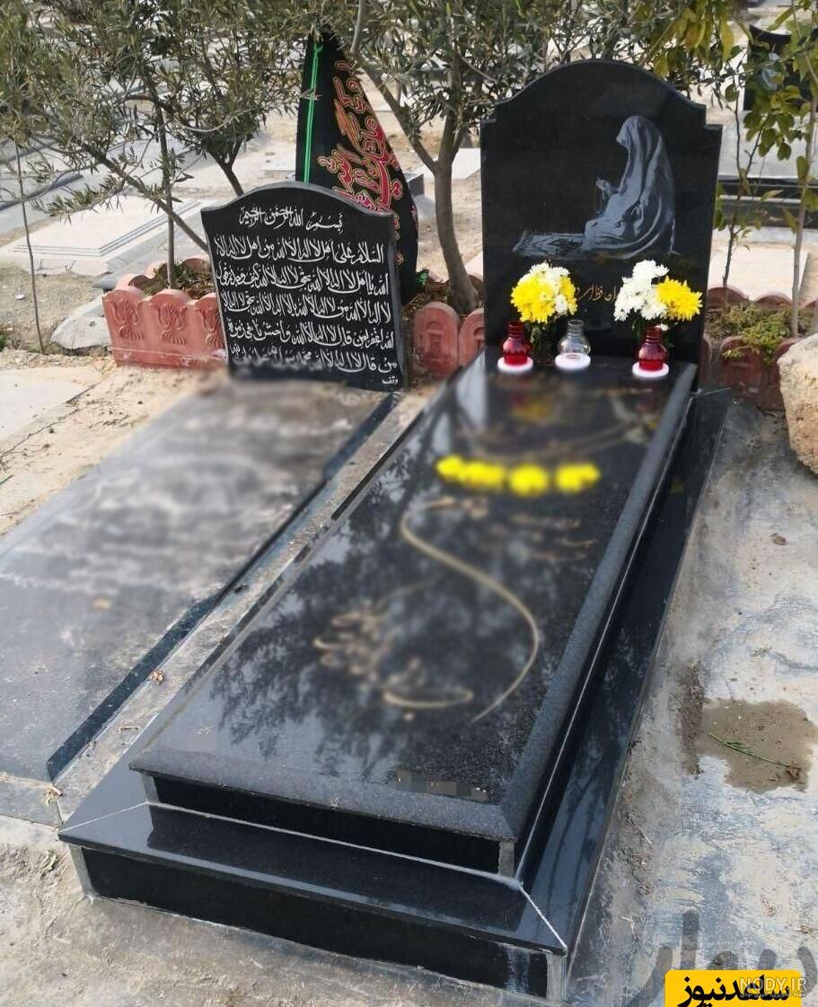 عکس دختر غمگین در قبرستان عکس دختر غمگین در قبرستان
