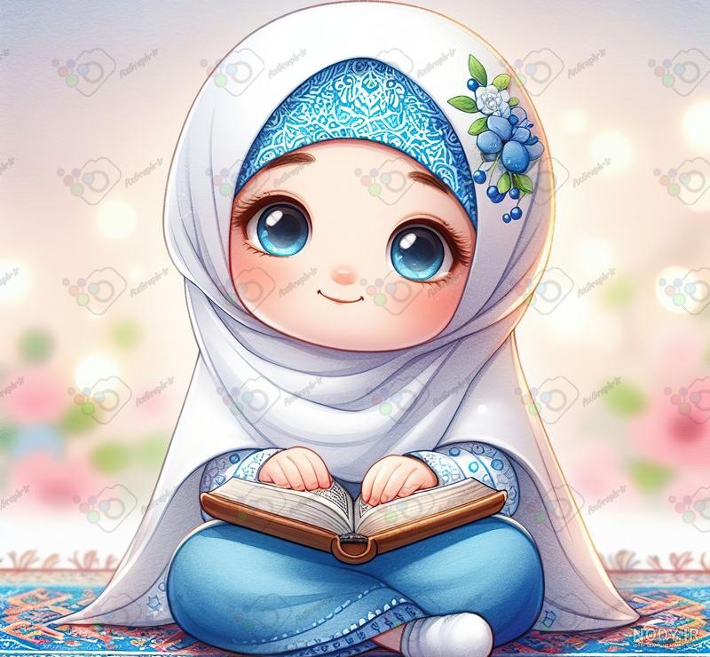 عکس دختر قران خوان
