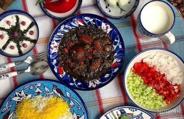 عکس قورمه سبزی خوشمزه