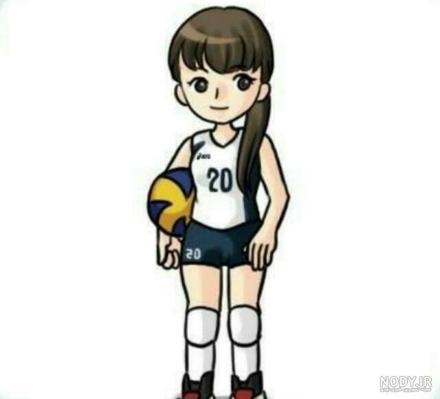 عکس دختر والیبالیست برای پروفایل