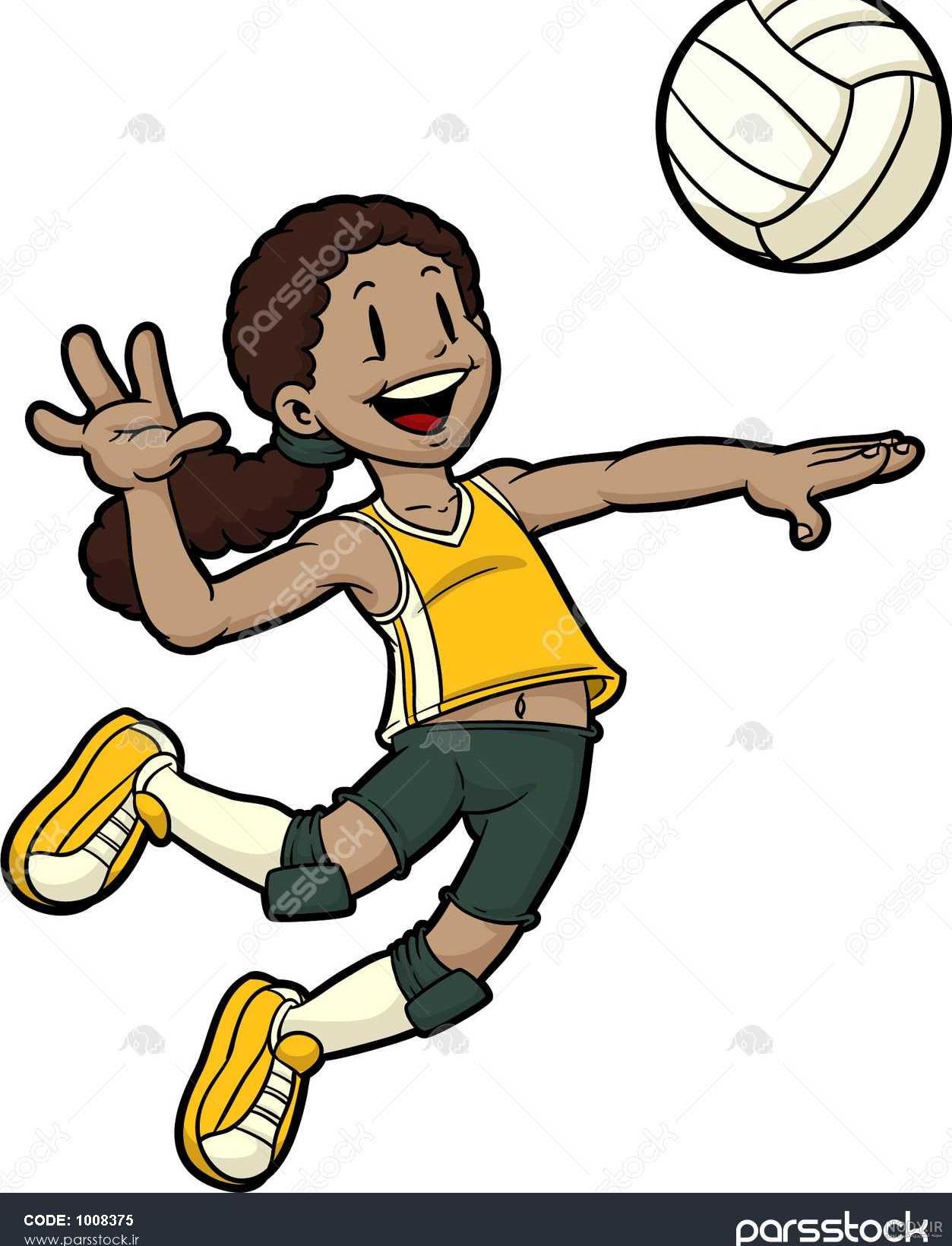  عکس دختر والیبالیست فانتزی