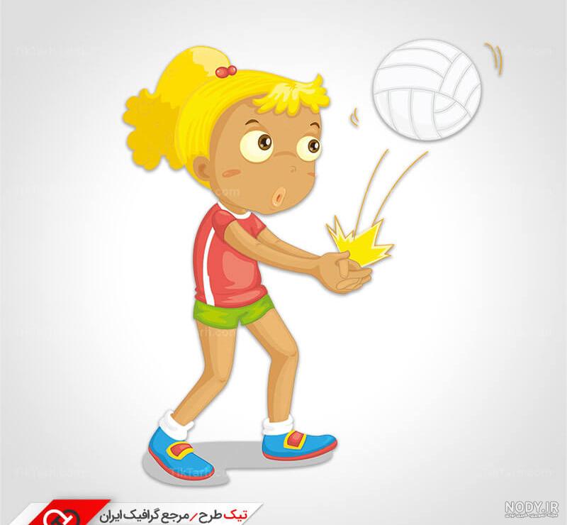 عکس دختر والیبالیست برای پروفایل