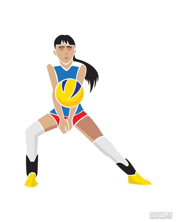 عکس دختر والیبالیست برای پروفایل