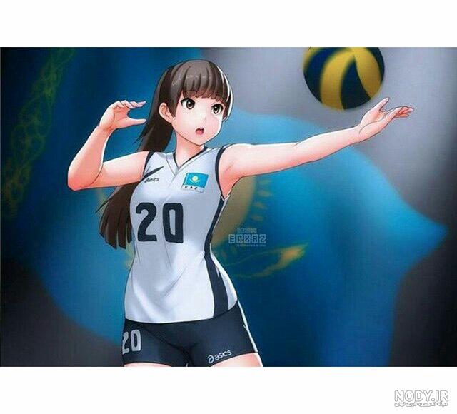  عکس دختر والیبالیست فانتزی