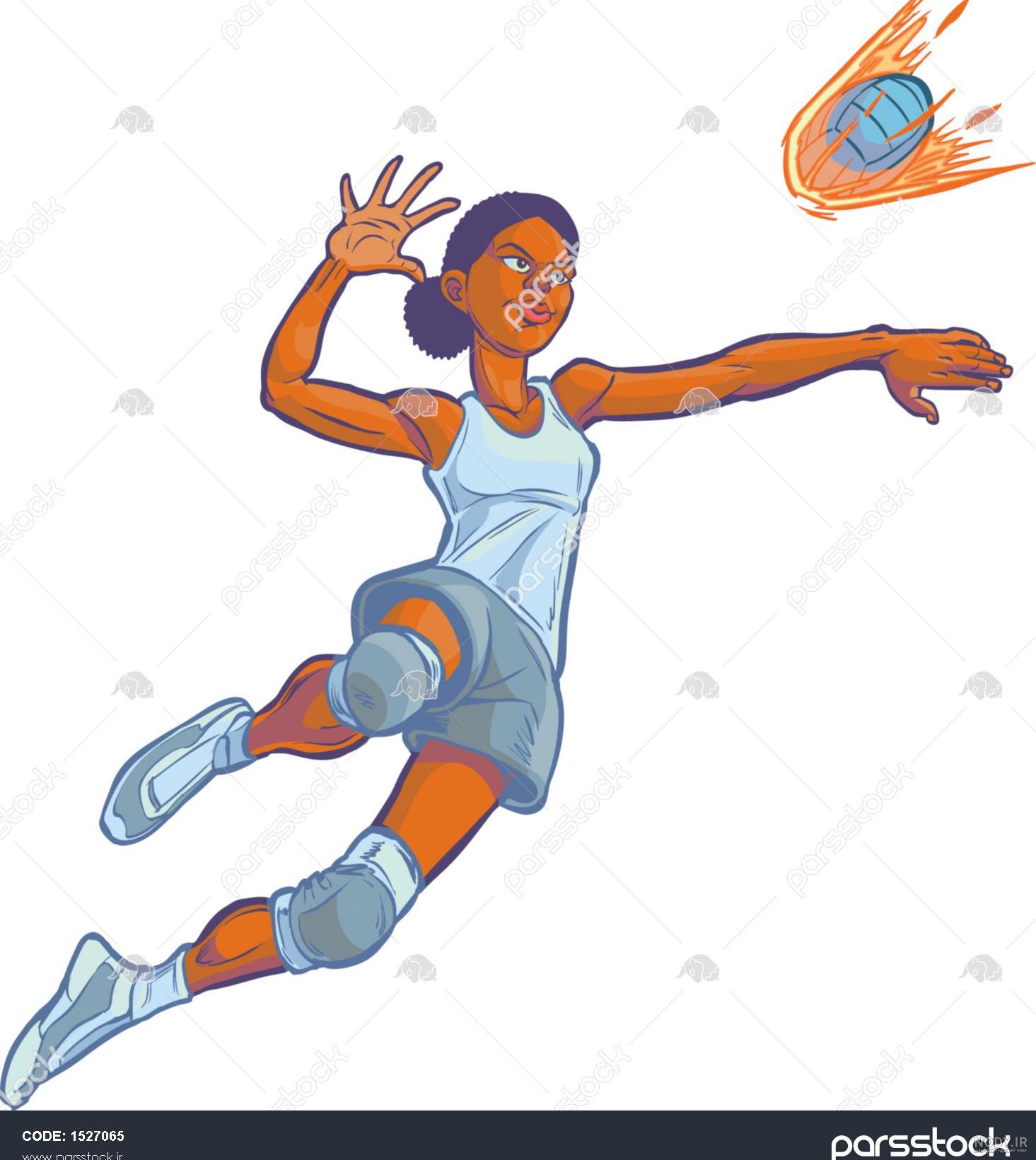 عکس دختر والیبالیست برای پروفایل