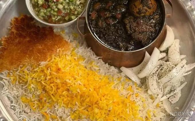 تزیین قورمه سبزی مجلسی و ساده با پیاز برای مهمانی و مدرسه تزیین قورمه سبزی مجلسی و ساده با پیاز برای مهمانی و مدرسه