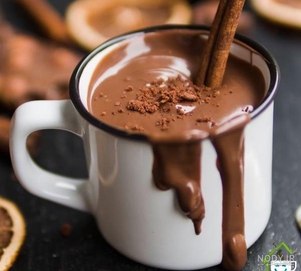 عکس قهوه و کیک شکلاتی
