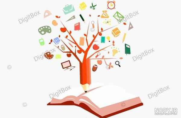 png عکس فانتزی و کارتونی بچه های مدرسه در حال کتاب خواندن