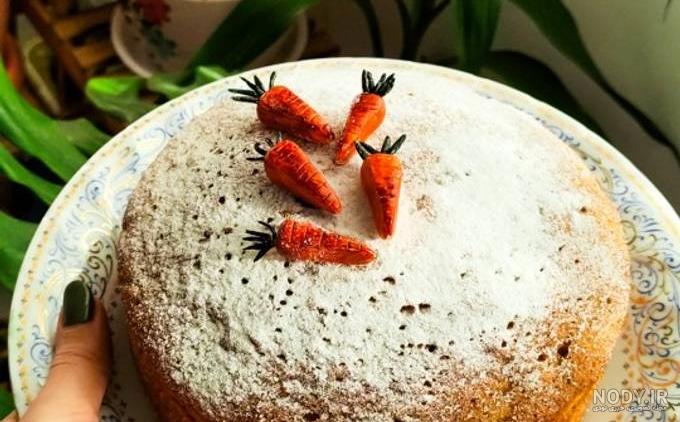 طرز تهیه کیک هویج و گردو خانگی ساده و خوشمزه با فر و بدون فر برای 8 نفر طرز تهیه کیک هویج و گردو خانگی ساده و خوشمزه با فر و بدون فر برای 8 نفر