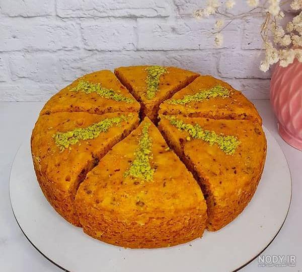 طرز تهیه کیک هویج، گردو