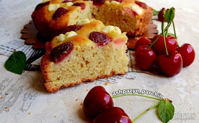 طرز تهیه کیک گیلاس خوشمزه و خانگی آسان 1402 - بارادلند