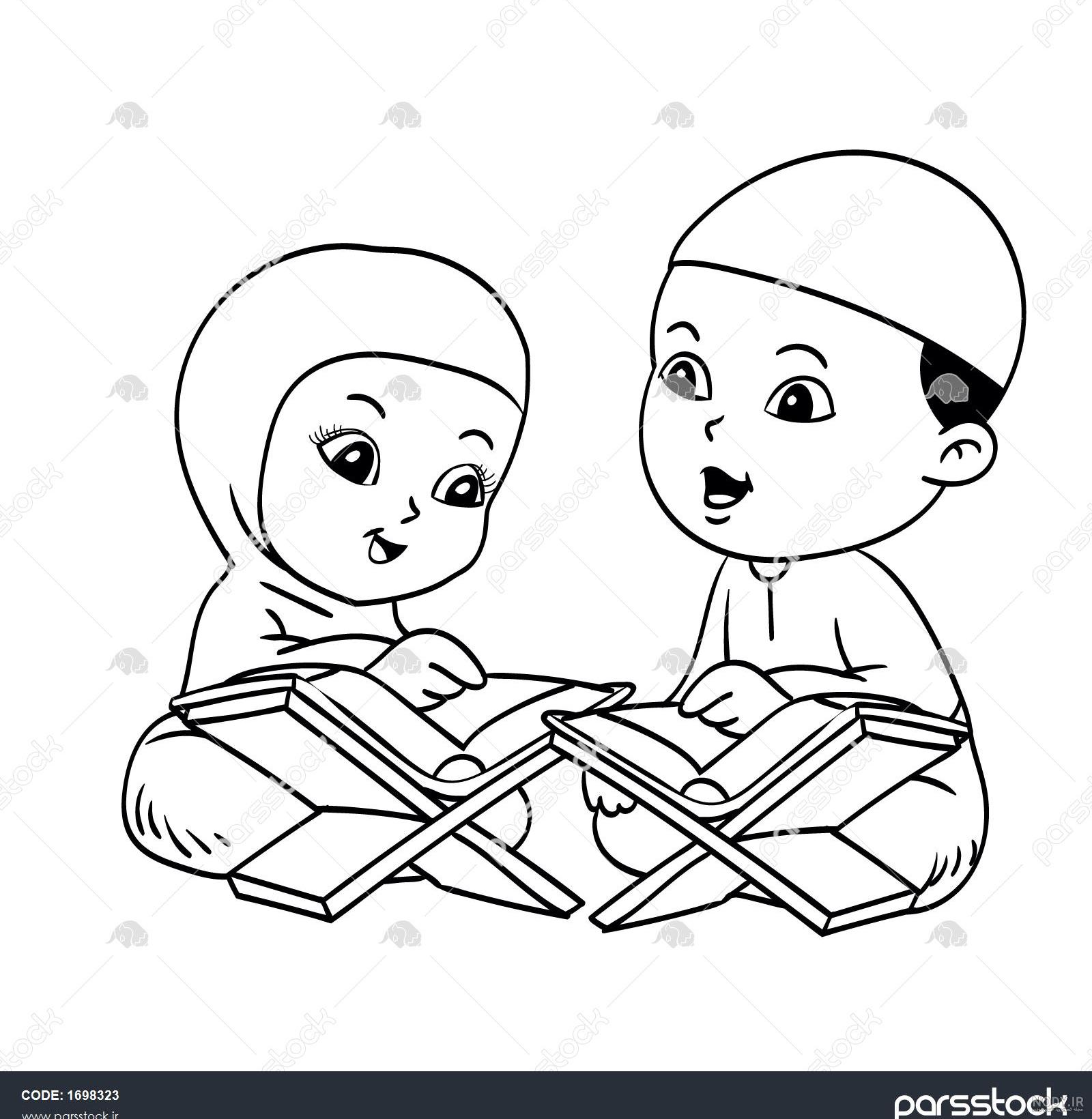 عکس با کیفیت از قرآن باز روی رحل