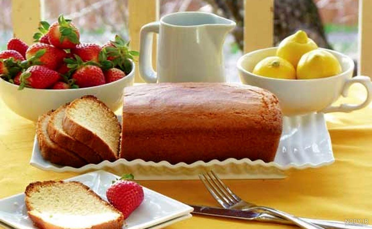 عکس کیک صبحانه خانگی
