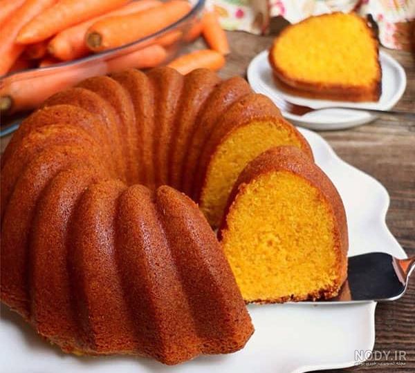 عکس کیک هویج - گرافیک با طعم تربچه - طرح لایه باز