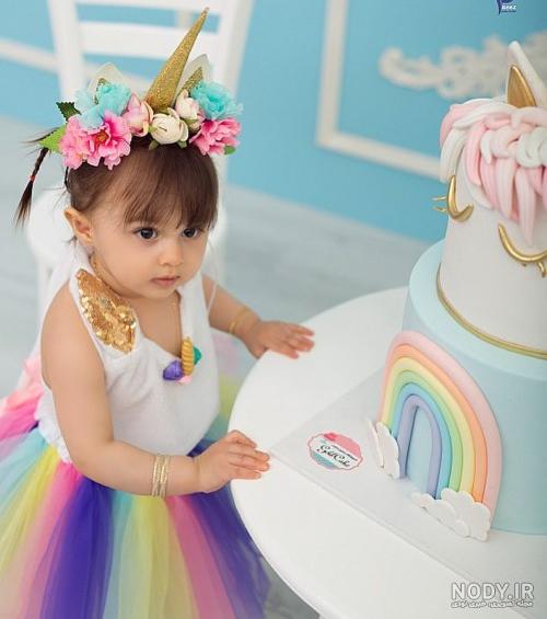 عکس کیک یونیکورن ساده عکس کیک یونیکورن ساده
