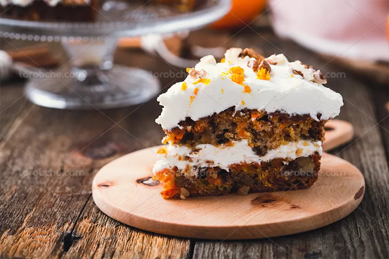 کیک هویج ،کیکی سرشار از ویتامین و مناسب برای هر ذائقه - Cake T.S