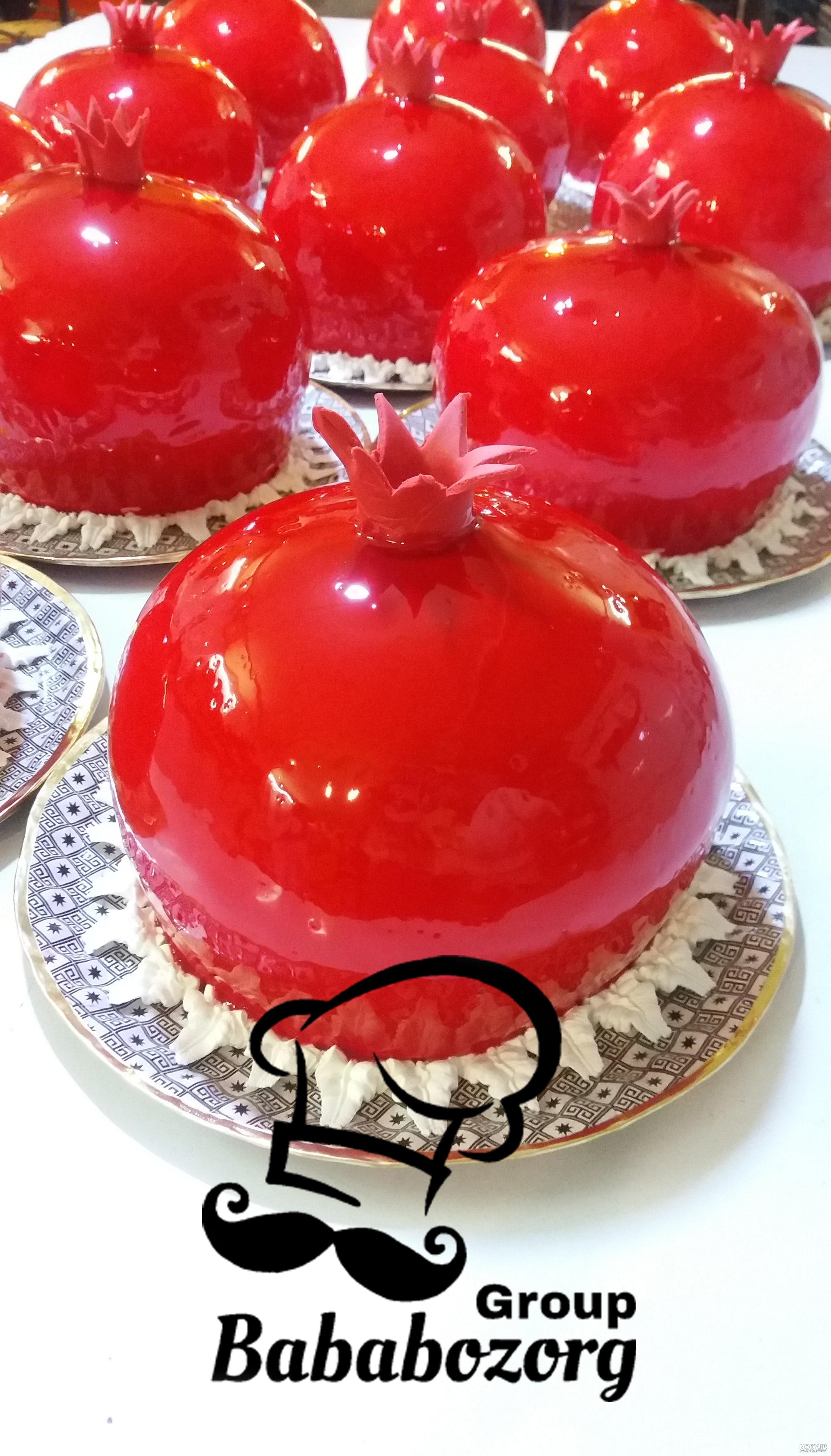 عکس کیک شب یلدا انار
