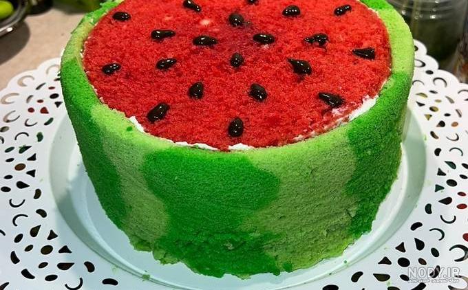 120مدل کیک شب یلدا جدید1402 با آموزش طرز تهیه کیک انار