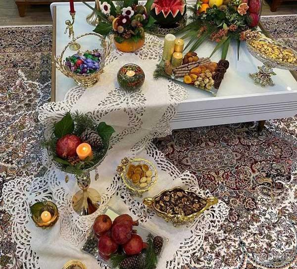 جدیدترین تزیینات شب یلدا 🍉 سفره یلدا ۱۴۰۲ 🍉 دایان‌شاپ