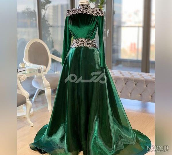 عکس لباس عروس سبز - عکس نودی عکس لباس عروس سبز - عکس نودی