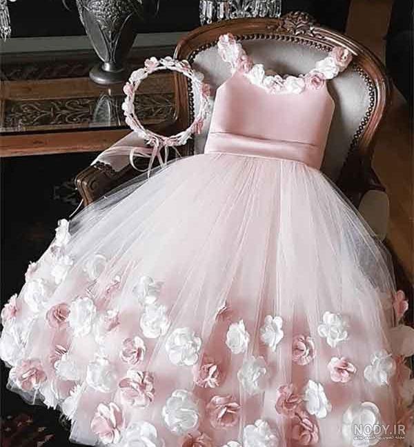 عکس مدل لباس عروس بچه گانه دخترانه