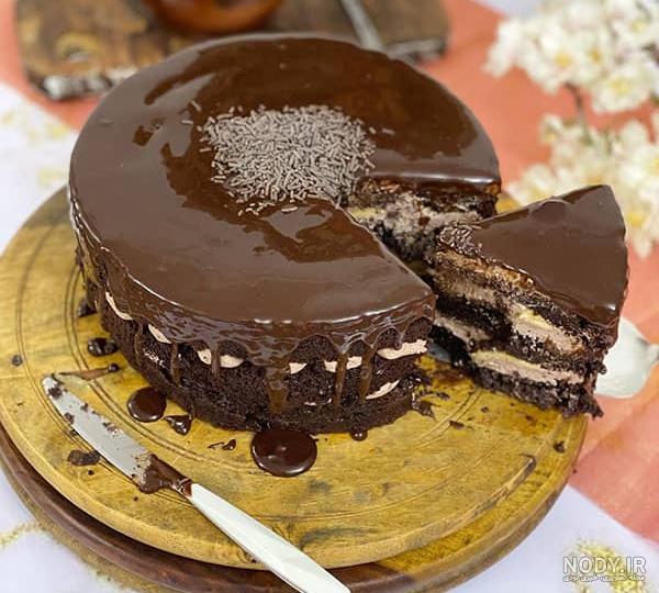 عکس کیک خیس ساده