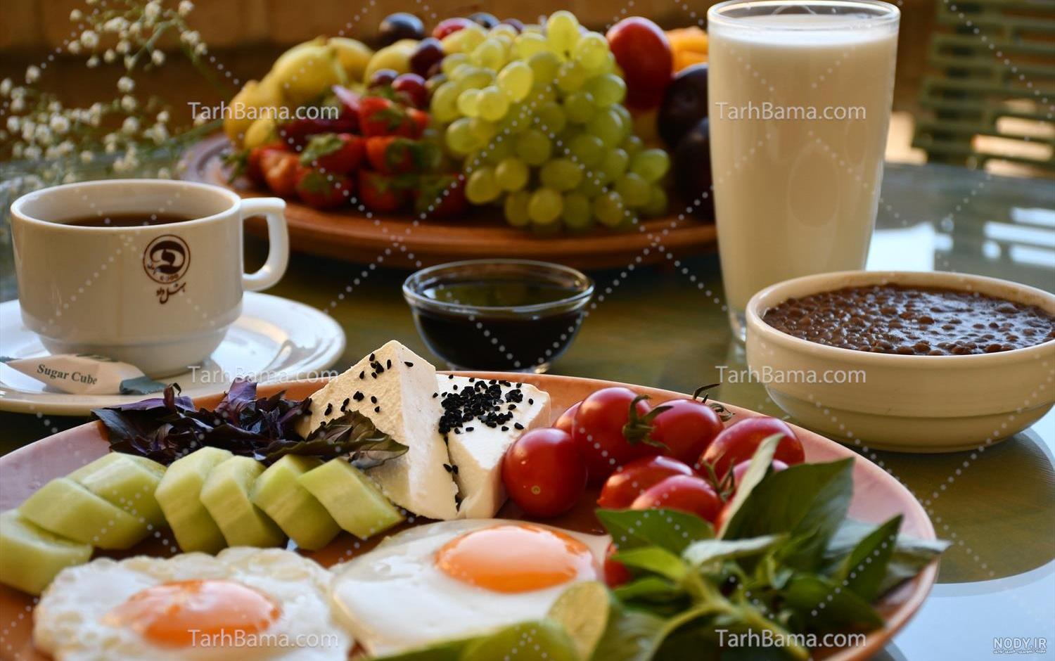 عکس یک صبحانه لاکچری